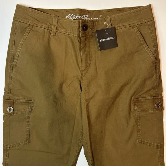 Eddie Bauer Women's Adventurer Stretch Ripstop Cargo Pants Size 6 Petite - Picture 2 of 15